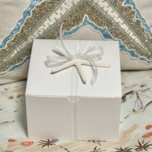 Hand Crafted Beach Social Club Trinket Shell Dish Jewelry Dish Pink White - Picture 5 of 5